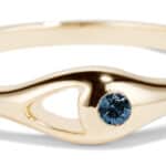 Aira Mini Blue Sapphire Ring