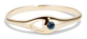 Aira Mini Blue Sapphire Ring