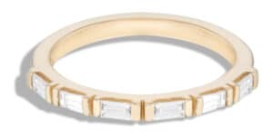 Baguette Demi Diamond Band