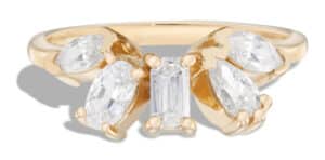 Fringe Cluster Diamond Ring
