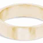 Milla Shoulder Hammered Wide Band 6mm