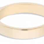 Milla Square Comfort Wide Band 4mm