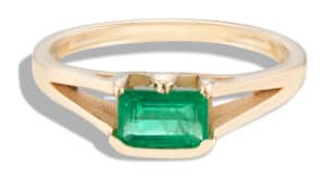 Myrtle Emerald Cut Ring