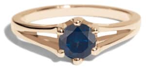 Myrtle Blue Sapphire Ring