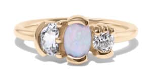 Lash Cluster Triad Opal Ring