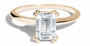 Ray Diamond Emerald Cut Ring