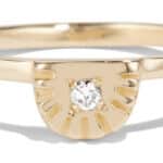 Ray Fringe Diamond Ring