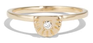Ray Fringe Diamond Ring