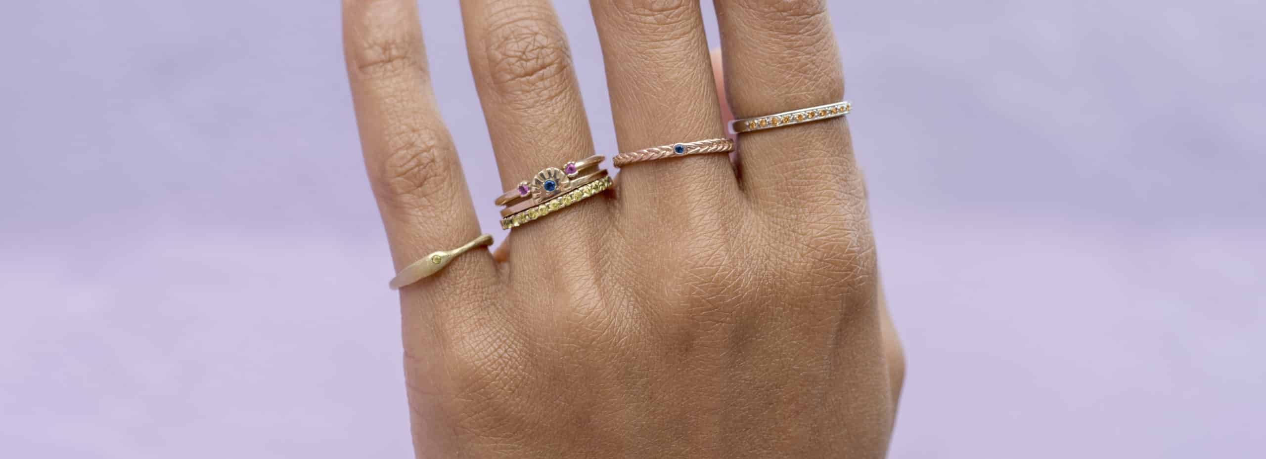 Bario Neal Ring Stacks