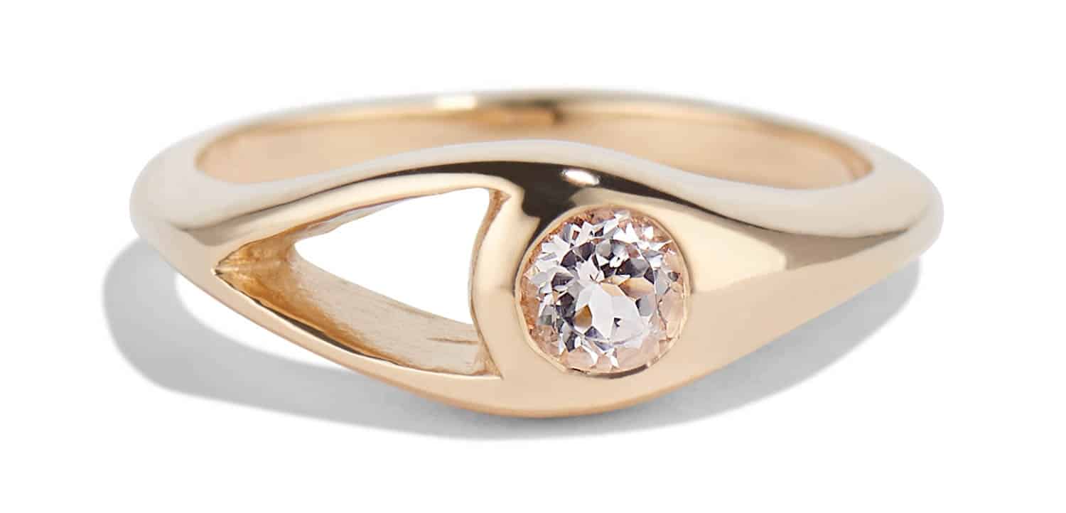 Aira Morganite Ring Size 5.5