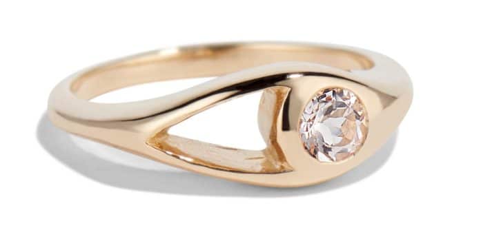 Aira Morganite Ring Size 5.5 - Image 2
