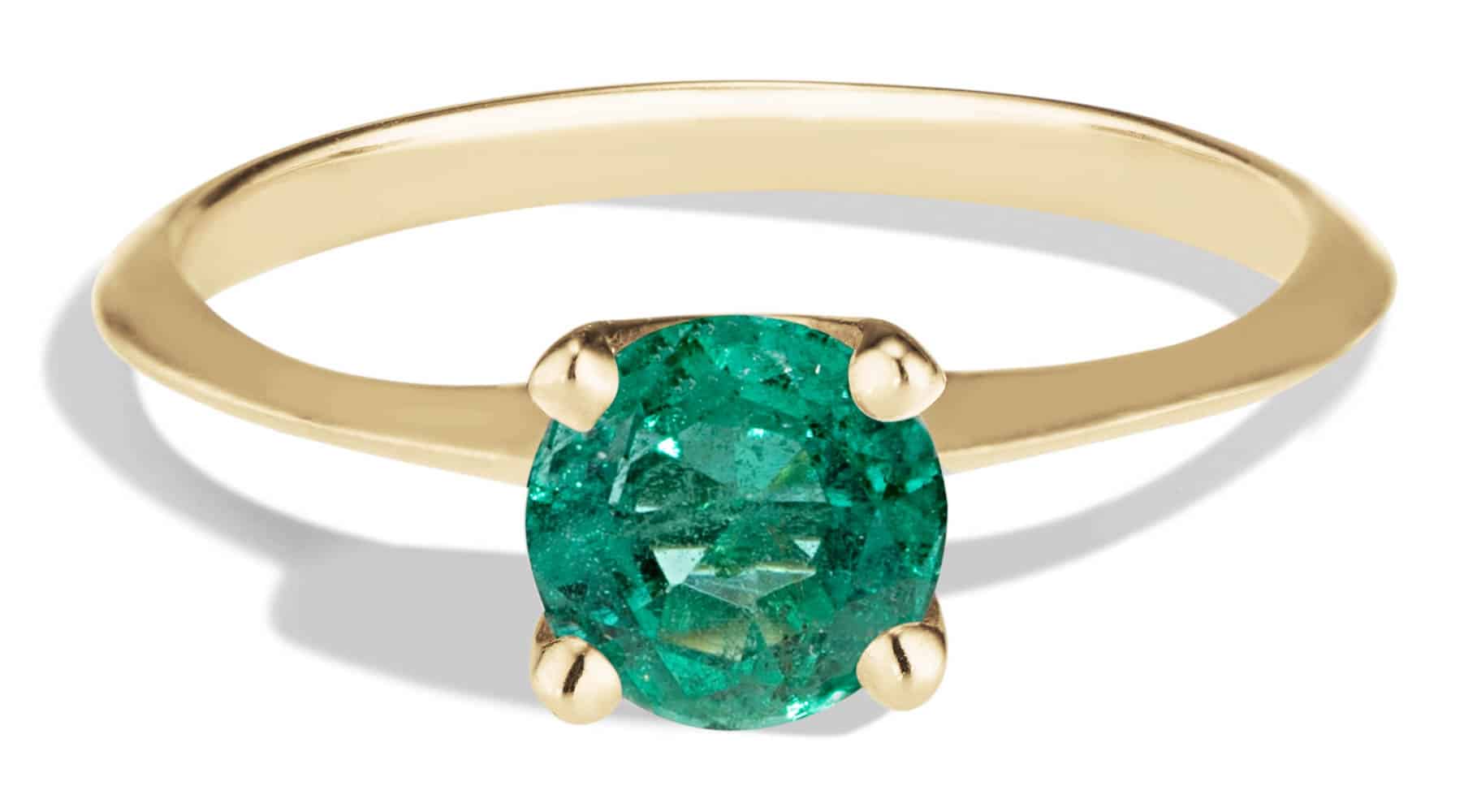 Avens Emerald Ring