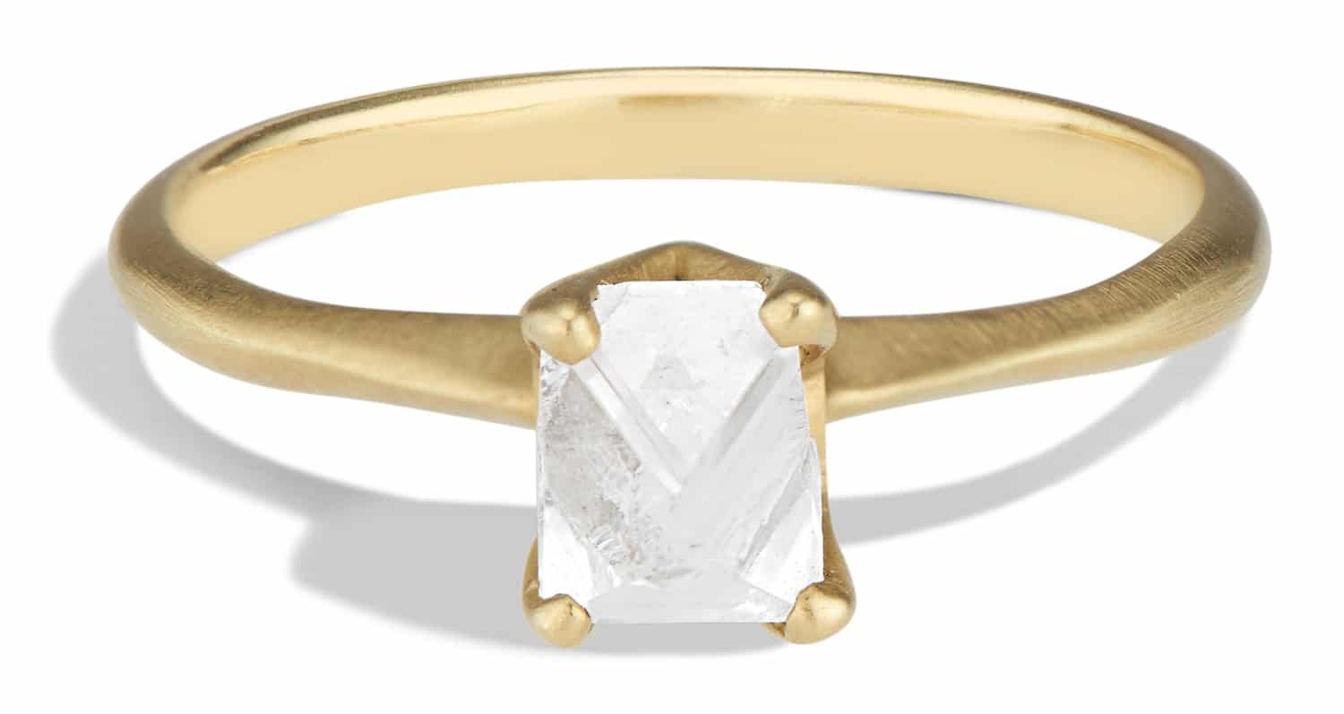 Avens Raw Diamond Ring 1.0ct