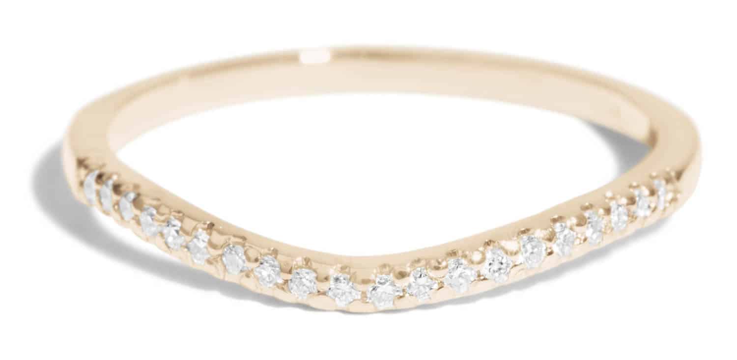 Eternity Half Curved Diamond Narrow Band