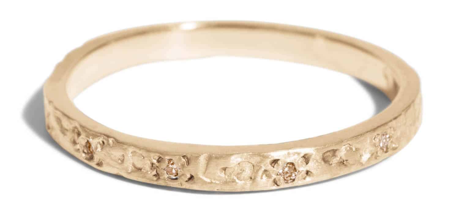 Dais Champagne Diamond Narrow Band