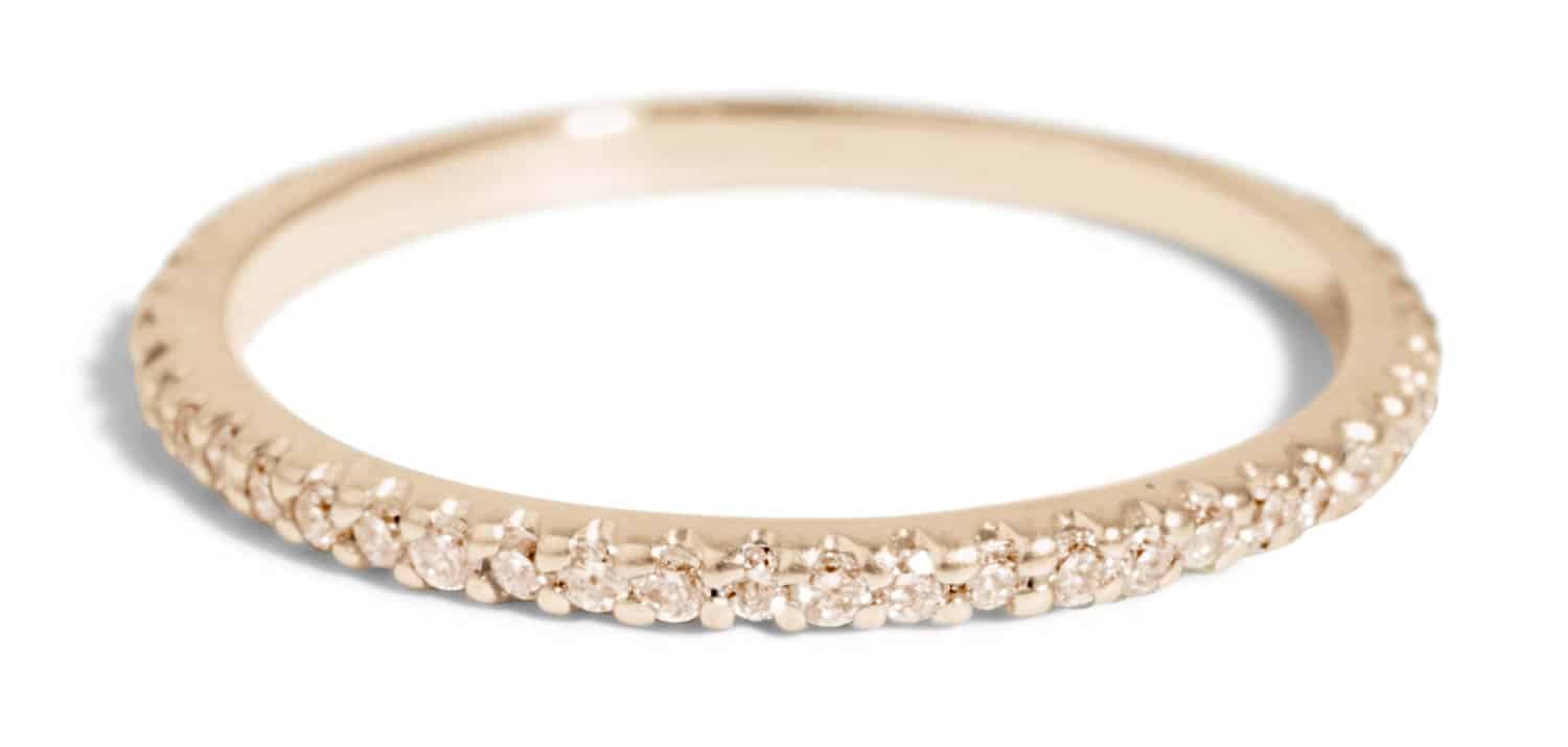 Eternity Champagne Diamond Narrow Band