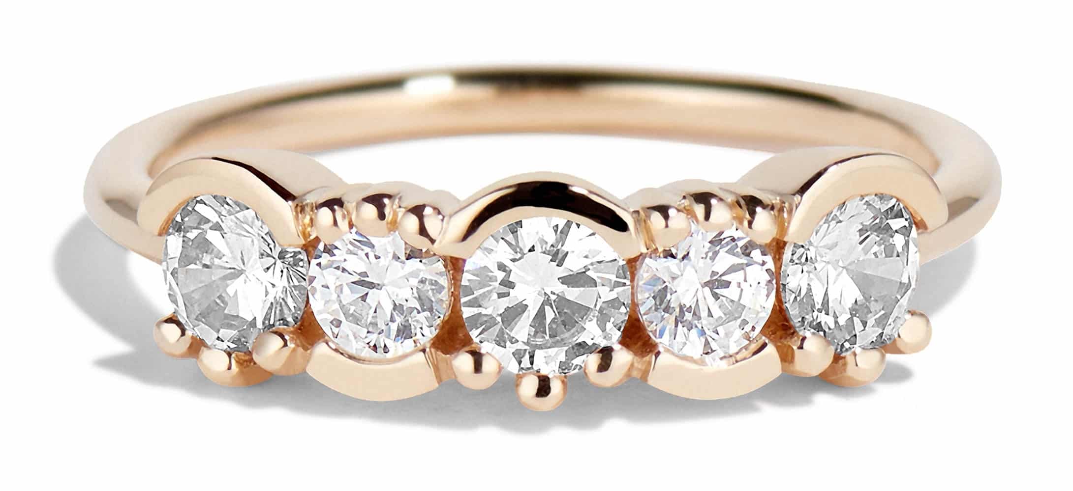 Lash Linear Diamond Ring