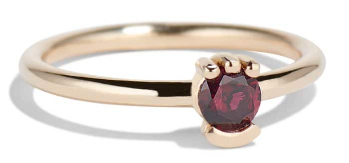 Lash Garnet Ring Size 7.25 - Image 2