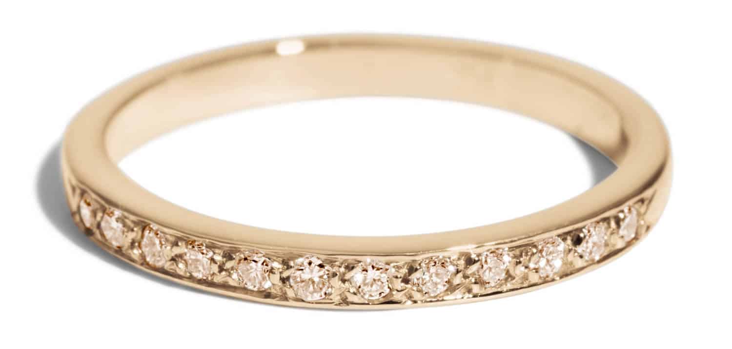 Luma Champagne Diamond Band