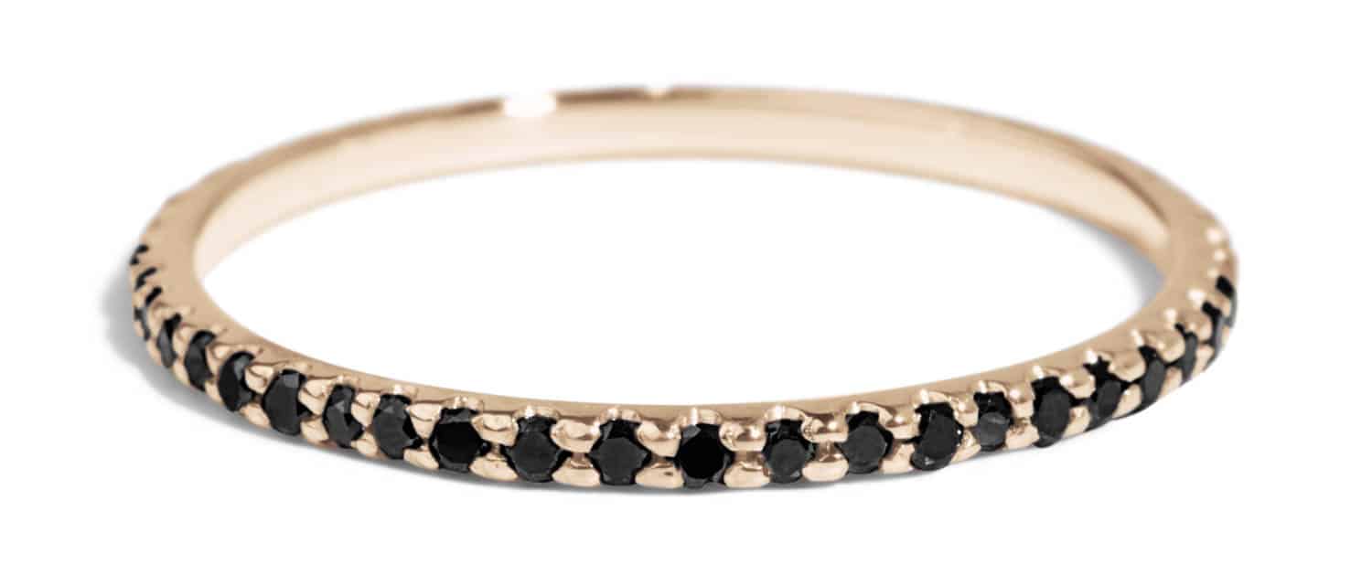 Eternity Black Diamond Narrow Band