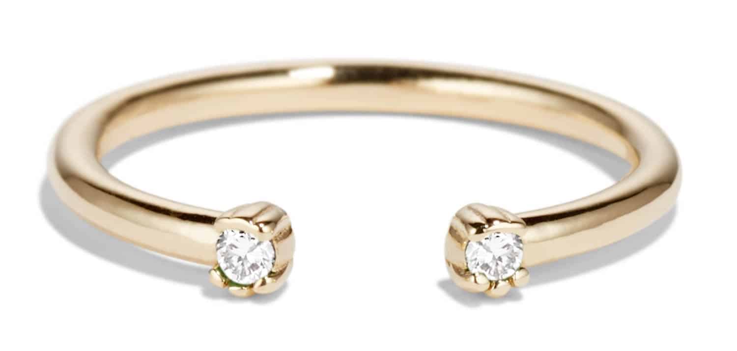 Open Lash Mini Diamond Ring
