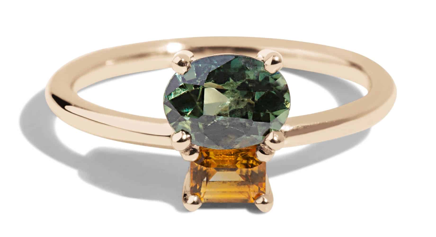Orla Cluster Sapphire Ring
