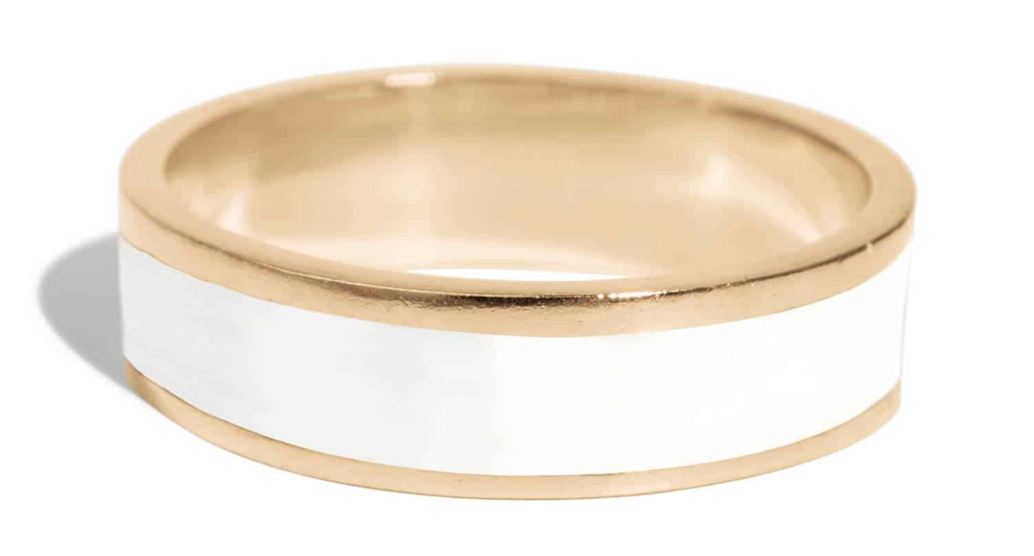 Senna Tall Band with White Enamel