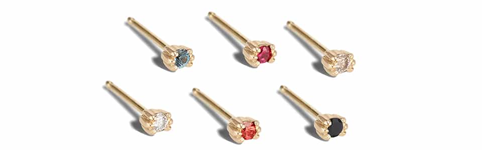 Photo of Bario Neal Mini Lash Studs for Guide to Ethical Jewelry