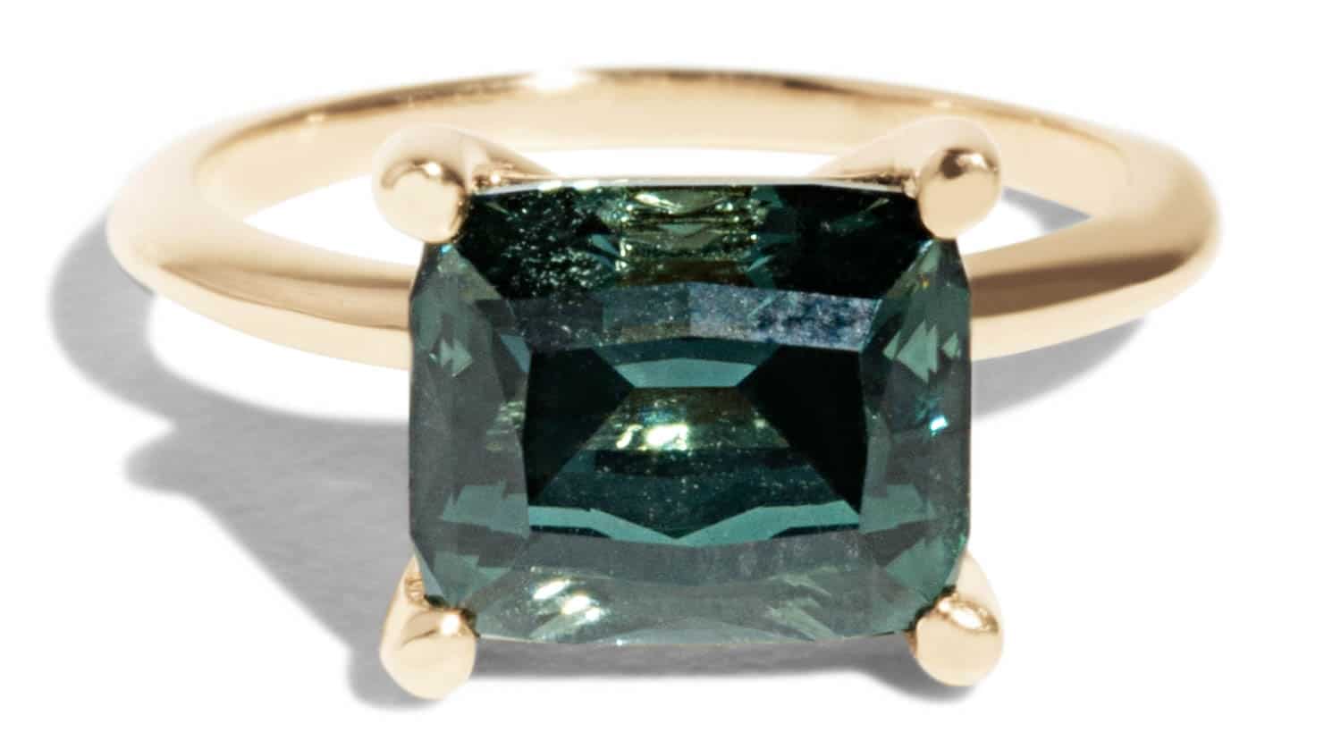 Custom Tourmaline Solitaire Ring