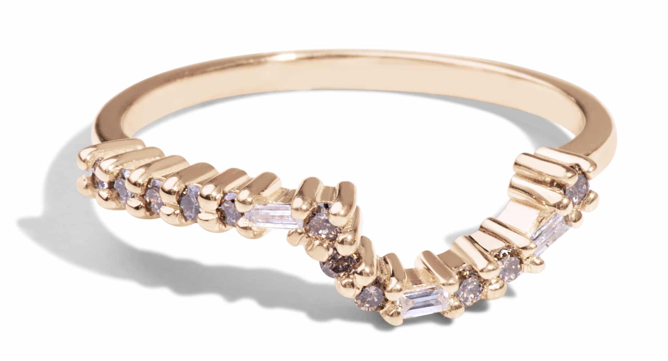 Custom Champagne Diamond Band