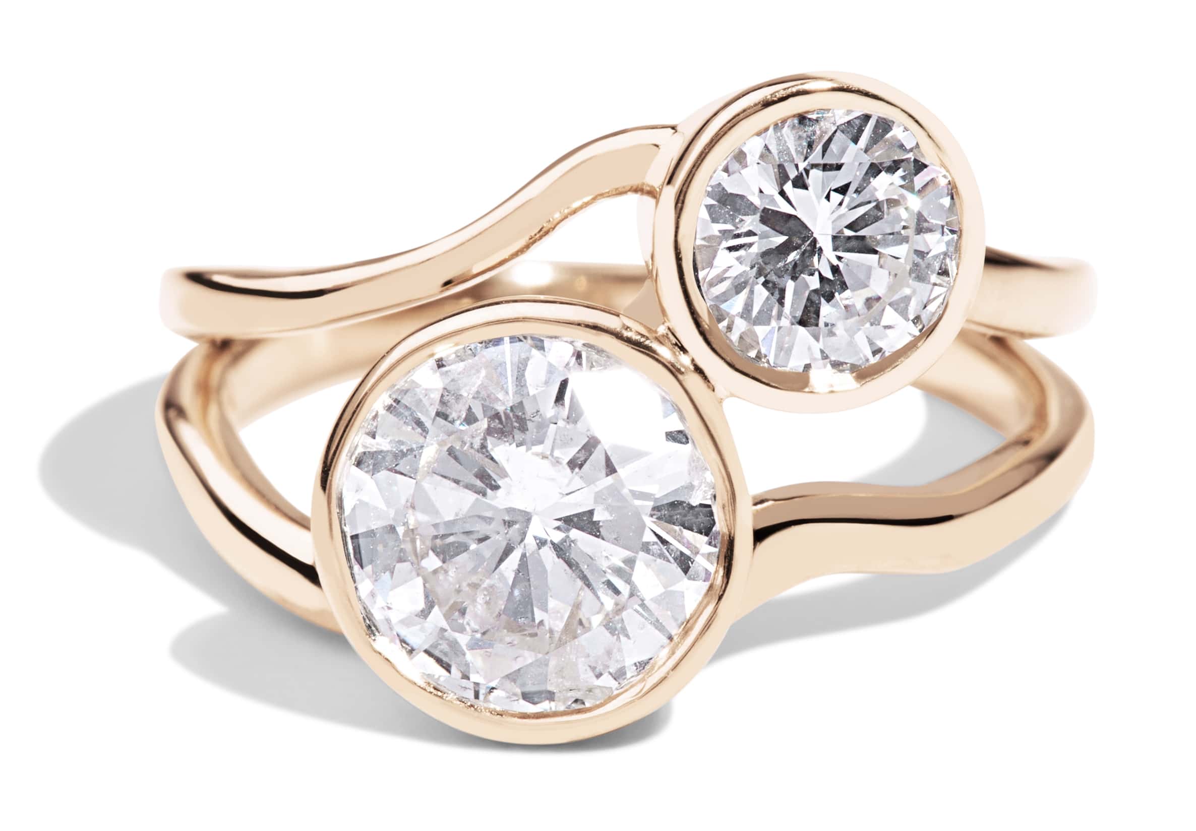 Custom Double Diamond Ring