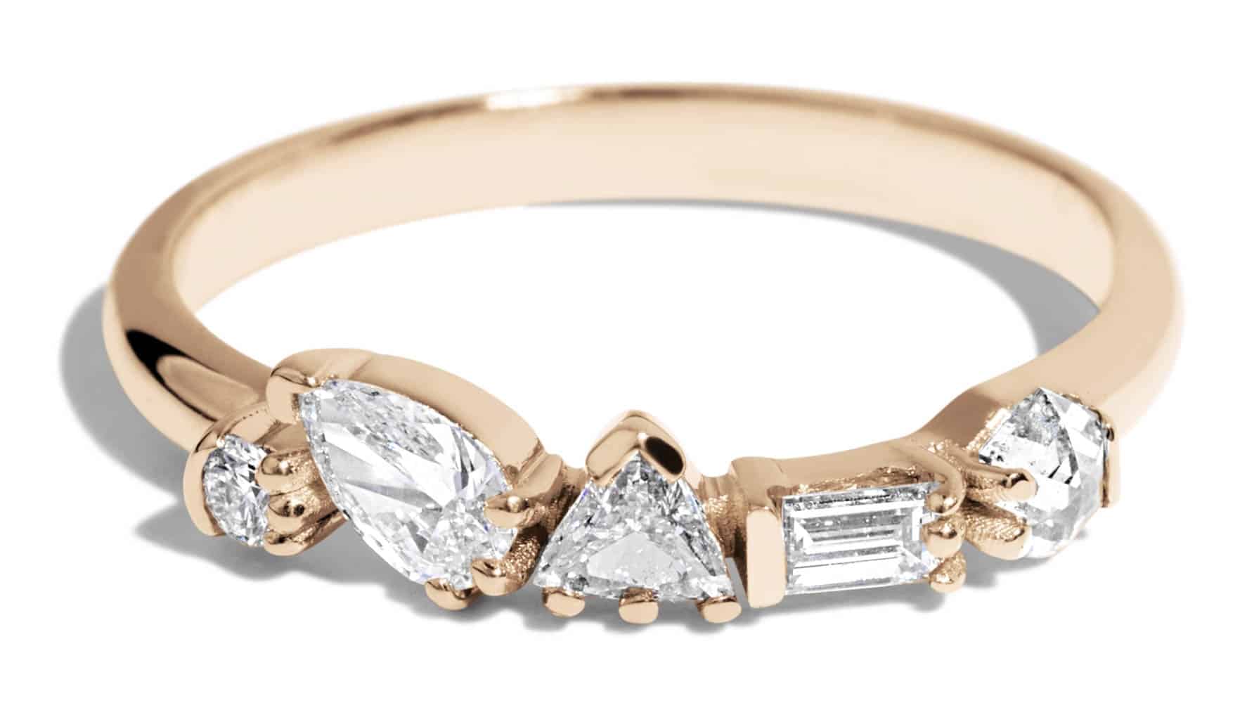 Custom Diamond Cluster Band