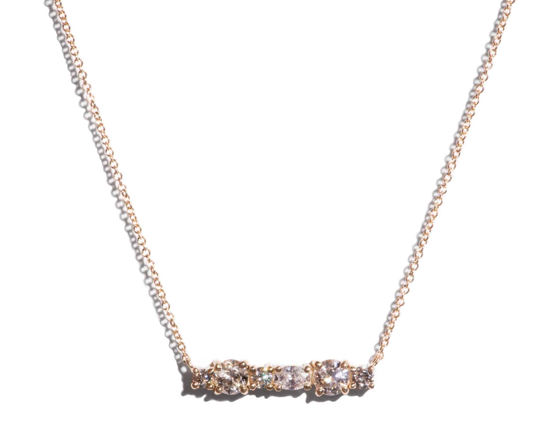 Custom Diamond Linear Necklace