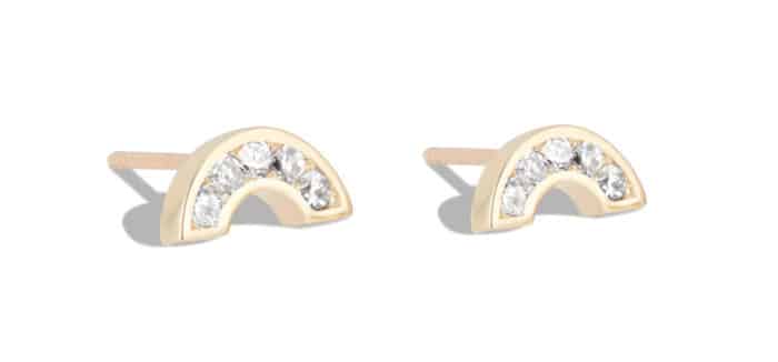 Lau Diamond Studs Yellow Gold - Image 2