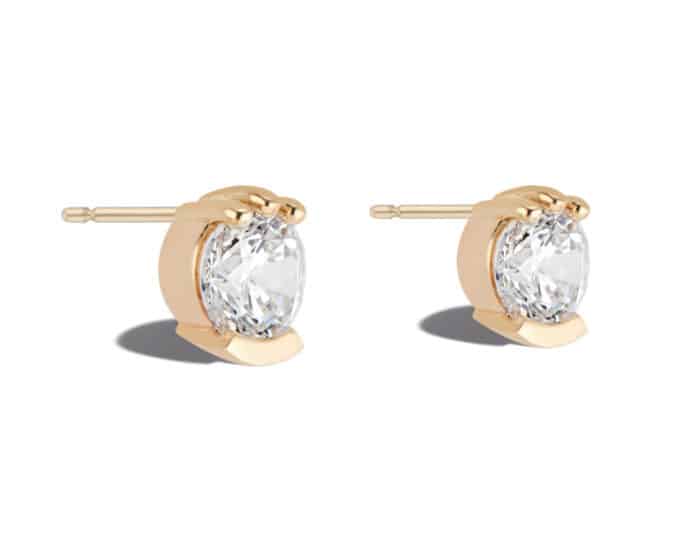 Lash Diamond Studs .25ct Yellow Gold - Image 2