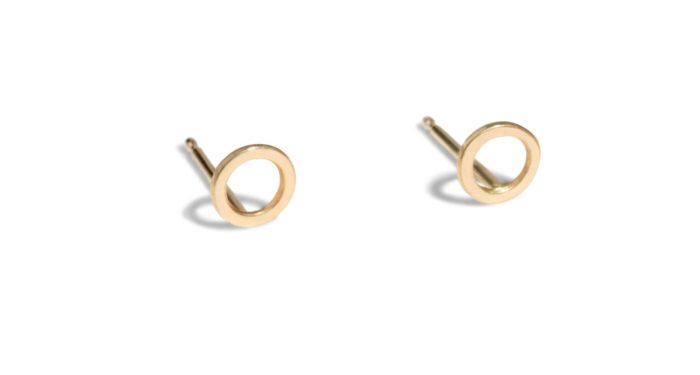 Octillo Studs Yellow Gold - Image 2