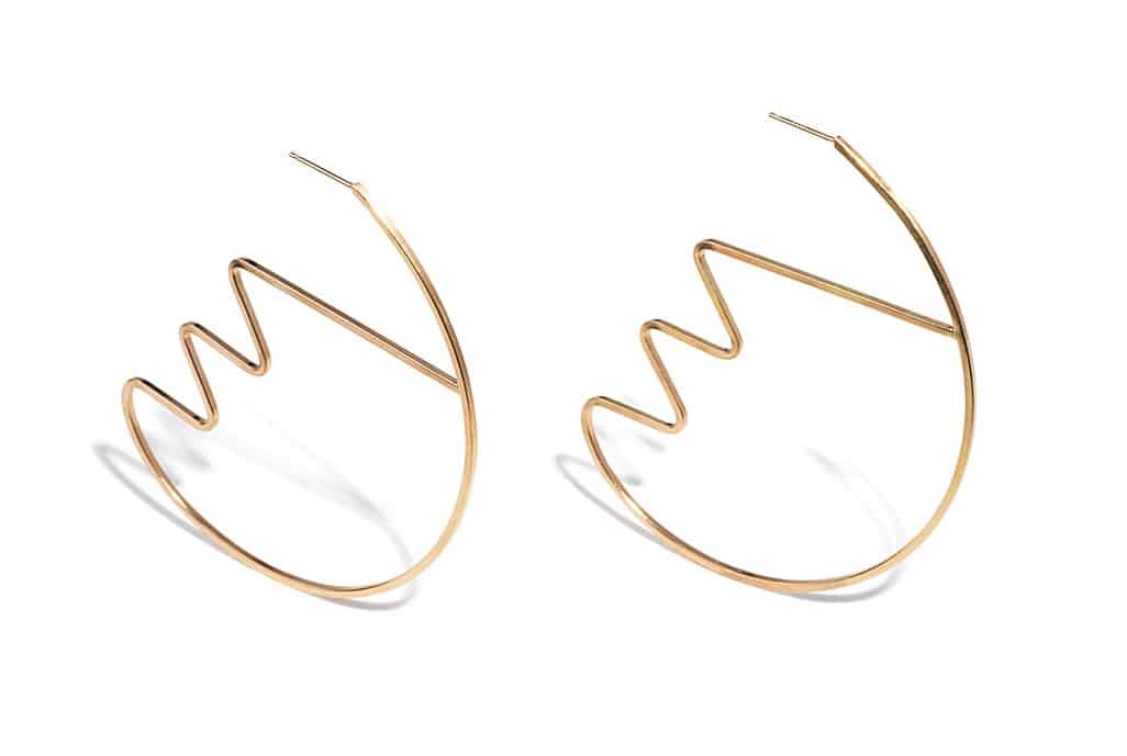 Circ Hoops Yellow Gold