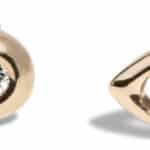Aira Diamond Studs Yellow Gold