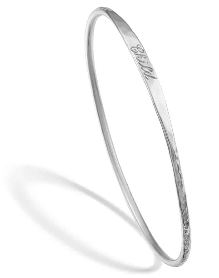 Keepsake Child Bangle Silver - Image 2