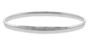 Keepsake Guardian Bangle Silver
