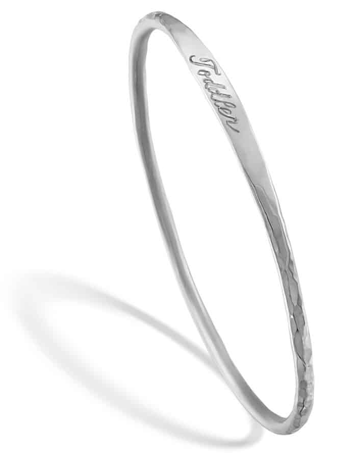 Keepsake Toddler Bangle Silver - Image 2
