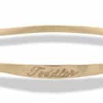 Keepsake Toddler Bangle Yellow Gold