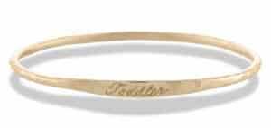 Keepsake Toddler Bangle Yellow Gold