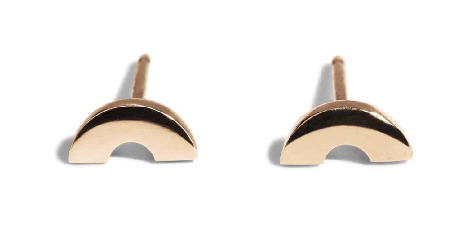 Lau Studs Yellow Gold