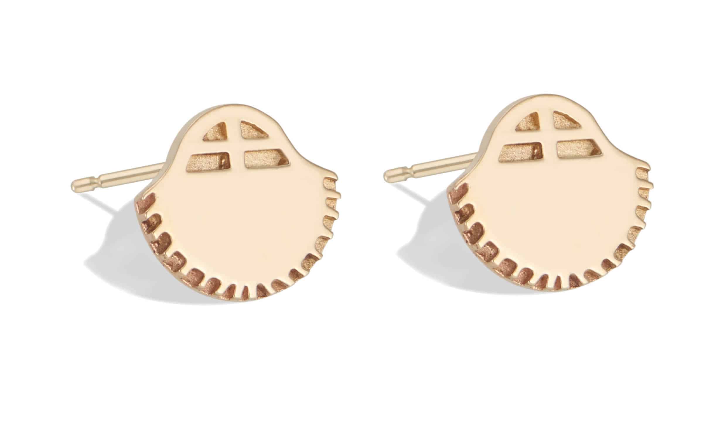 Sol Studs Yellow Gold