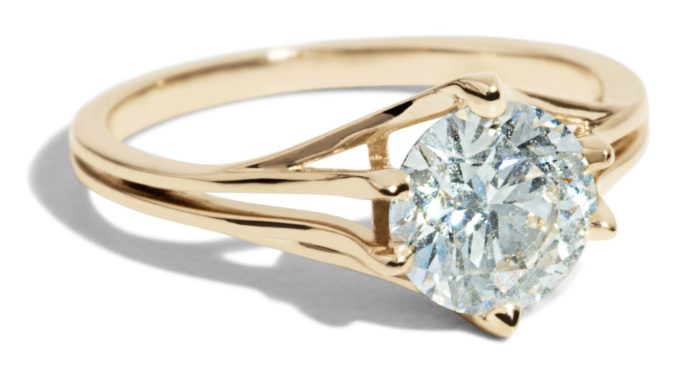 Custom Diamond Solitaire Ring - Image 2