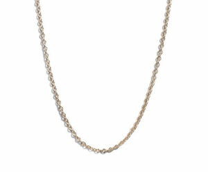 Lei Chain Necklace 1mm Yellow Gold