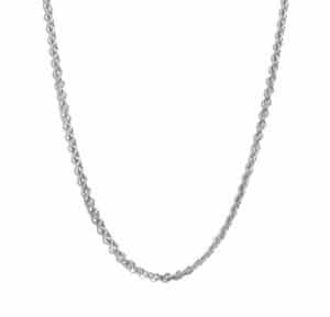 Lei Chain Necklace 1mm Silver