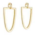 Circ Shield Drops Small Yellow Gold