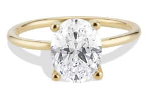 Kalmia Diamond Oval Ring